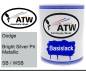 Preview: Dodge, Bright Silver Pri Metallic, SB / WSB: 1L Lackdose, von ATW Autoteile West.